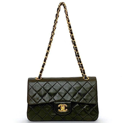 Chanel Chain Shoulder Bag F21080 Black Matelasse