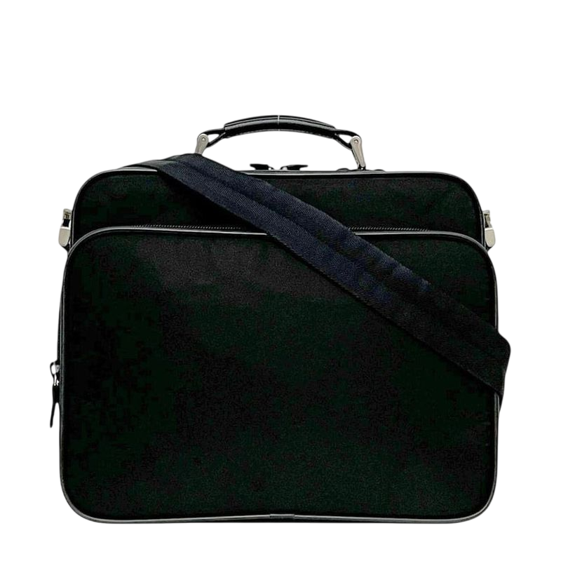 Prada Messenger Bag Briefcase Black NERO Tessuto
