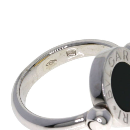 Bvlgari Flip Onyx Ring / Ring 18K White Gold 18K Yellow Gold Ladies
