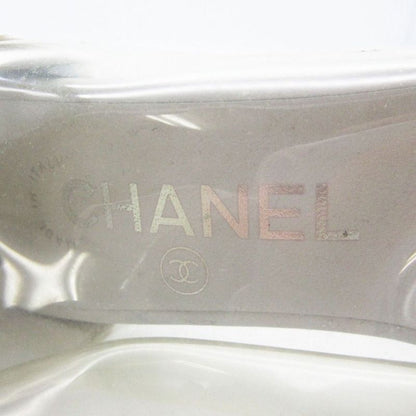 Chanel Clear Boots Long CC Coco Mark Shoes Made in Italy Size 36 23cm (9.06in)