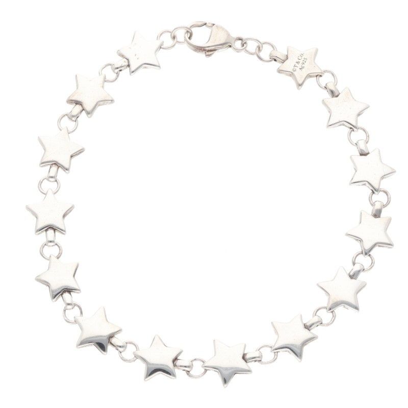 Tiffany & Co X Supreme Star Bracelet Star Motif Silver Bracelet Men's