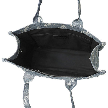 Balenciaga Tote Bag Hardware Blue