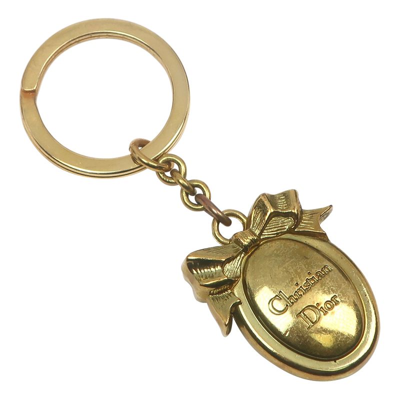 [dior]christian DIOR Gold Plated Gold Ladies Key Holder