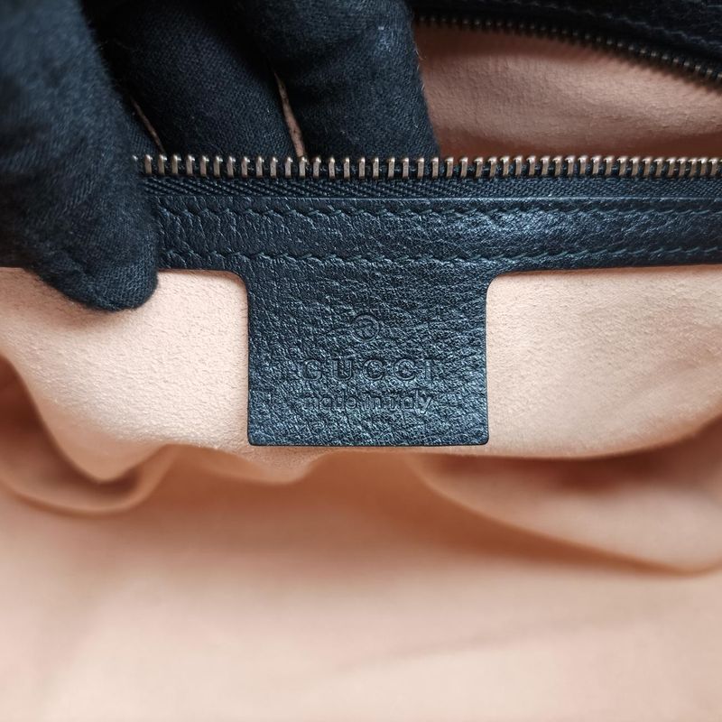 Gucci Crystal Butterfly Linea Totem Black X Green X Red X Multicolor Leather