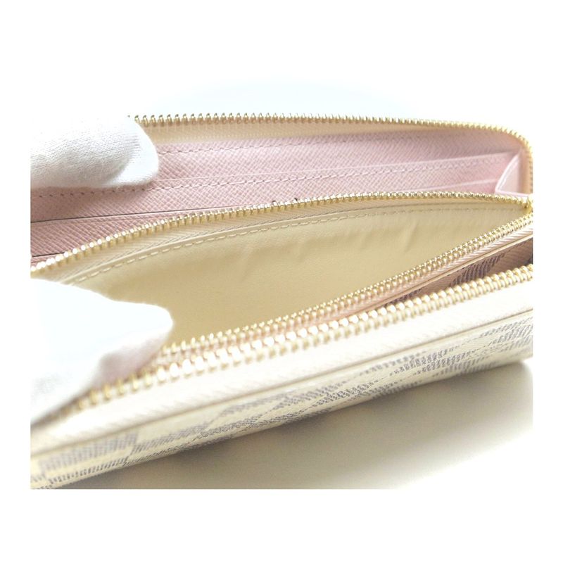 Louis Vuitton Portefeuille Clemence Damier Azure N61264 Women's Long Wallet