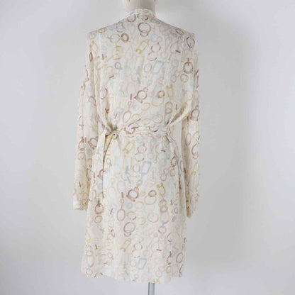 Hermes 23AW 3h0514dn 100% Silk Chaine D'ancre Design Do Re Boucles Pattern