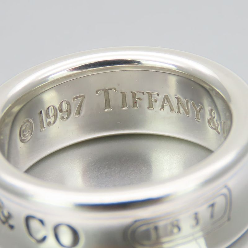 Tiffany & Co Ring 1837 Silver 925 Approx 7.2g Silver Accessories Simple Ladies