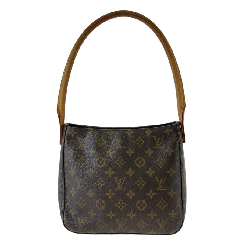 Louis Vuitton Monogram Looping MM Brown Gold Hardware PVC M51146 Shoulder Bag