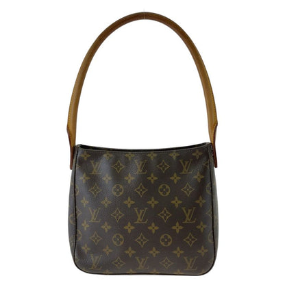 Louis Vuitton Monogram Looping MM Brown Gold Hardware PVC M51146 Shoulder Bag