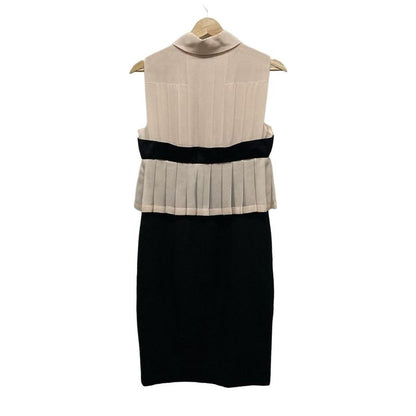 Chanel Dress Size 36 S Women - P35427 Pink Beige And Black Sleeveless / Knee