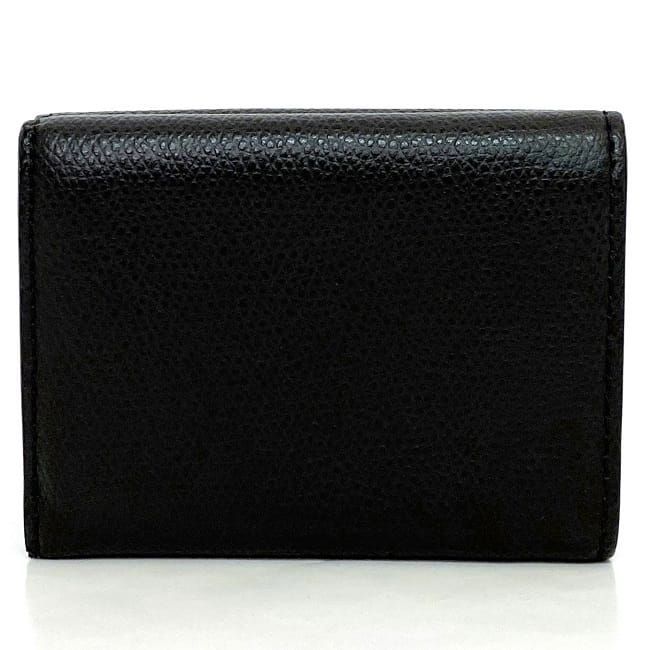 Fendi Trifold Wallet Black Brown Fize 8m0395