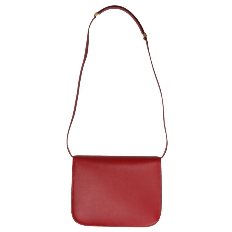Celine Classic Box Medium Calfskin Flap Shoulder Bag Women