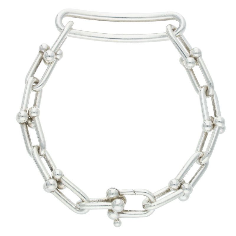 Tiffany & Co Hardwear Hardware Medium Link Silver Bracelet Men's