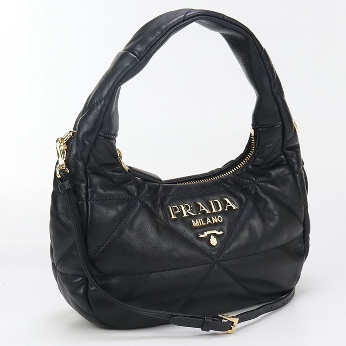 Prada 2WAY 1ba384 2DF0 F0002 Handbag Leather Women