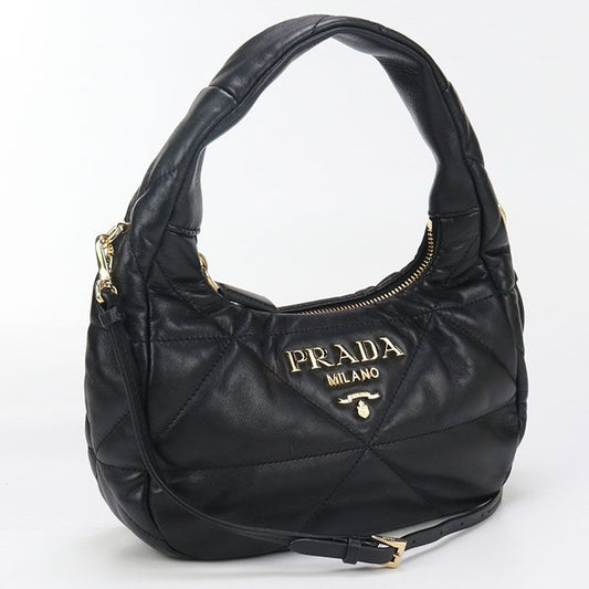 Prada 2WAY 1ba384 2DF0 F0002 Handbag Leather Women