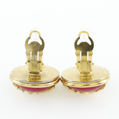 Chanel Gold Plated Red/gold 95A Ladies 31.7g Earring