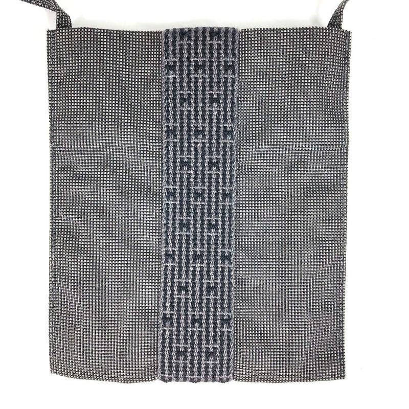 Hermes Shoulder Bag Yale Line Polyester Gray