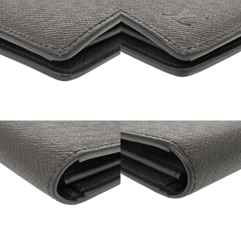 Louis Vuitton Portefeuille Plaza M30501 Taiga Noir Black Long Wallet Black LV