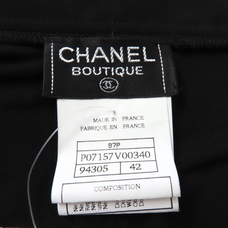 CHANEL Boutique CHANEL Boutique Vintage 97P P07157 Side Zip Knee Length Skirt