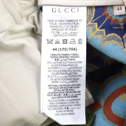Gucci 675277 Z8asy GG Kaleidoscope Equestrian Inspired Lambleather Used Pants