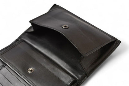 Bottega Veneta Wallet Bottega Veneta Fold Wallet Intrecciato Black 169731
