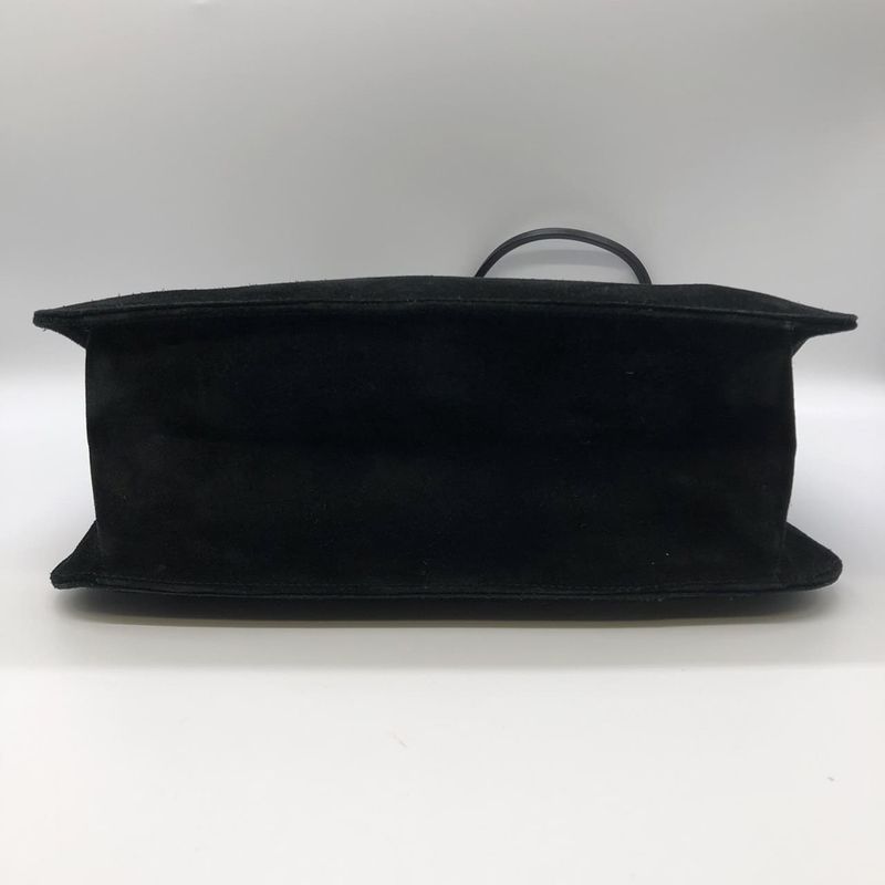 Gucci 001 3167 Shoulder Bag Handbag Suede Black Ladies Men Fashion Vintage