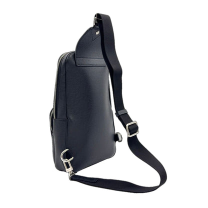 Louis Vuitton Taiga Avenue Ring Leather Black Belt Bag Silver — view 2