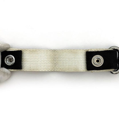 Chanel Key Ring Black Gray Silver