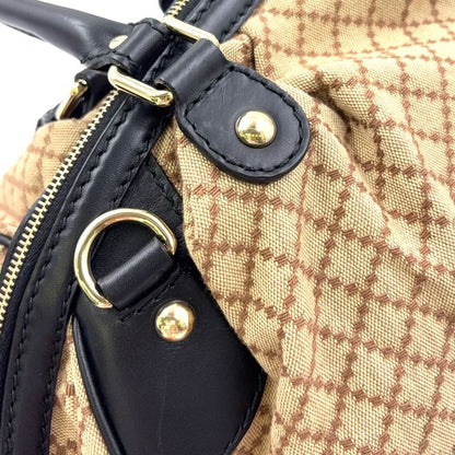 Gucci Sookie Guccissima Leather Brown Handbag Gold 223974