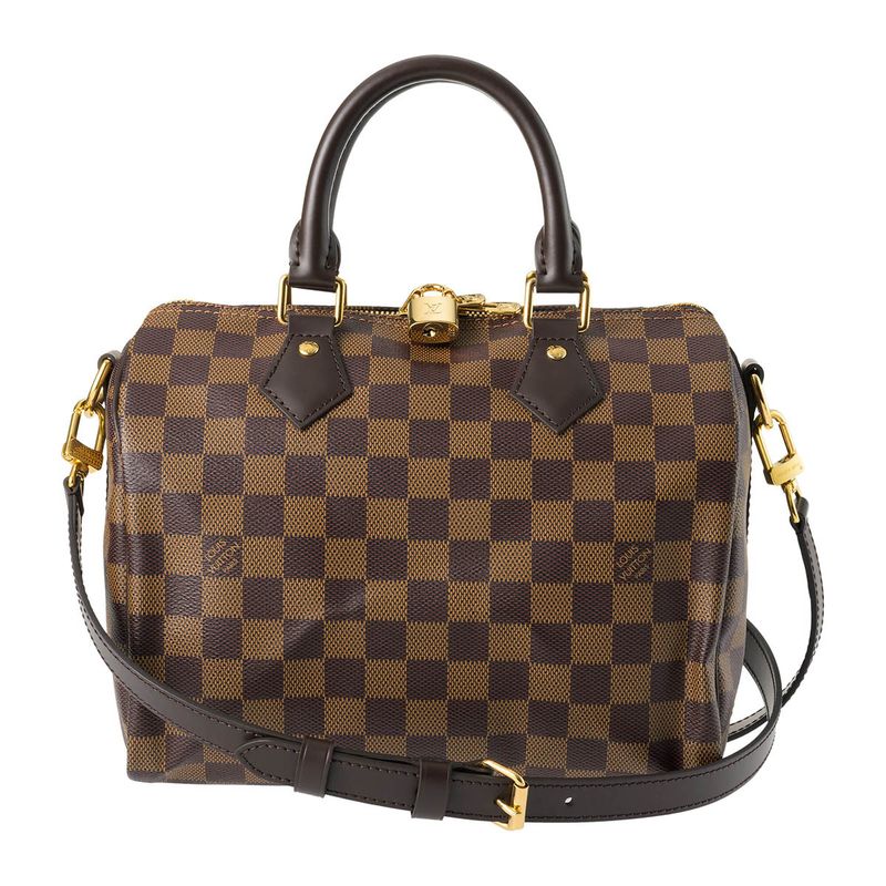 Louis Vuitton Speedy Shoulder Bag Bandoliere 25 Brown
