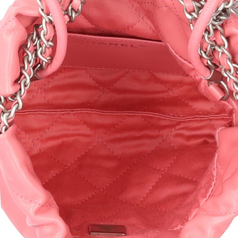 Chanel Mini Handbag Chanel 22 Shoulder Bag Leather As3980 Pink Ladies Chanel