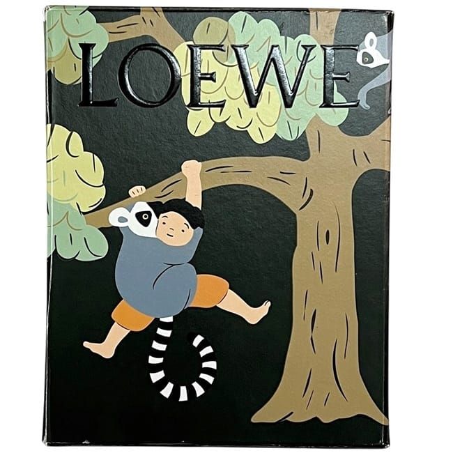 Loewe Scarf Natural Beige Anagram Excellent Condition Cleaned
