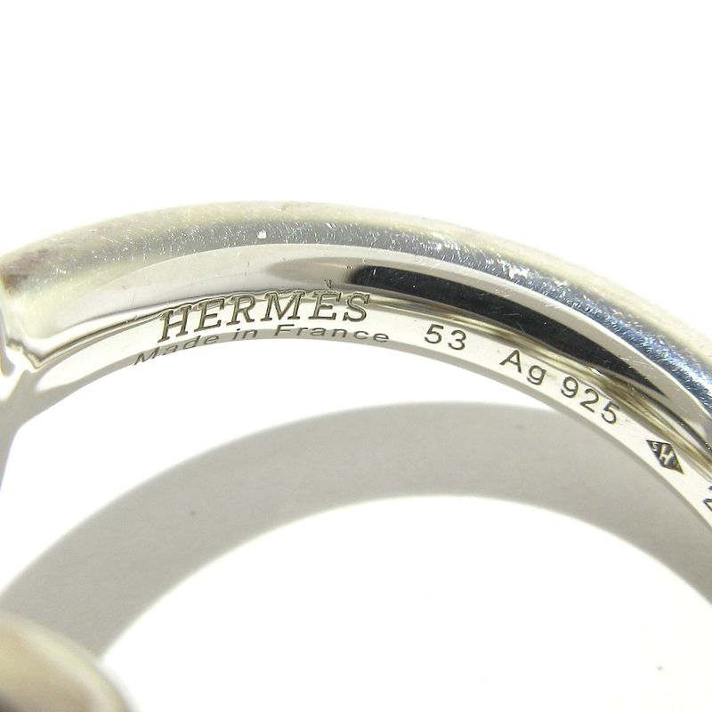 Hermes Ring Croisette Silver
