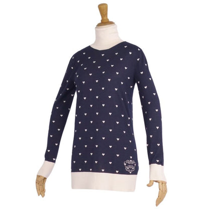 Hermes Knit Sweater High Neck All-over Cashmere Cot