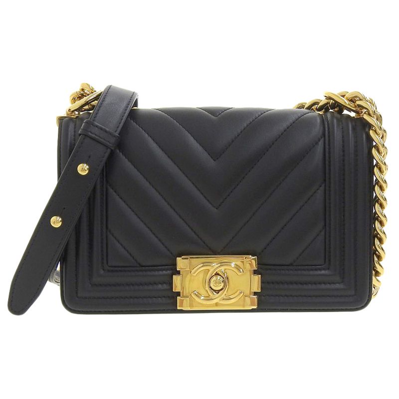 Chanel V-stitch Mini Boy Chanel Shoulder Bag