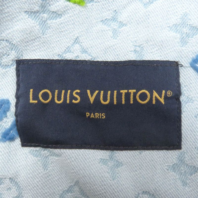 Louis Vuitton 2024 Tyler The Creator Monogram Denim Jacket Track Jacket Indigo