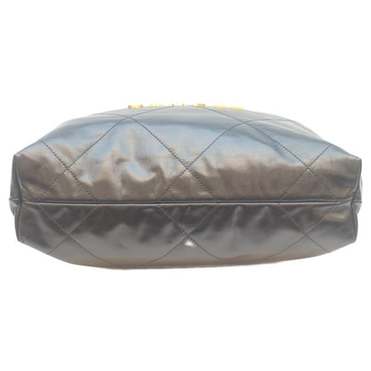 Chanel As3260 Black Shiny Calf Chanel 22 Small Ghardware