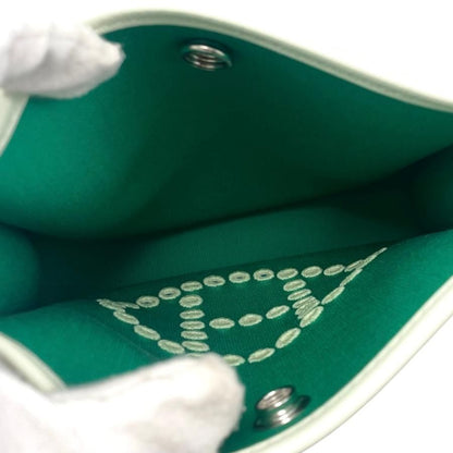 Hermes One Shoulder Bag Neo Evelyn TPM W Engraved Toile Officier Swift Blue