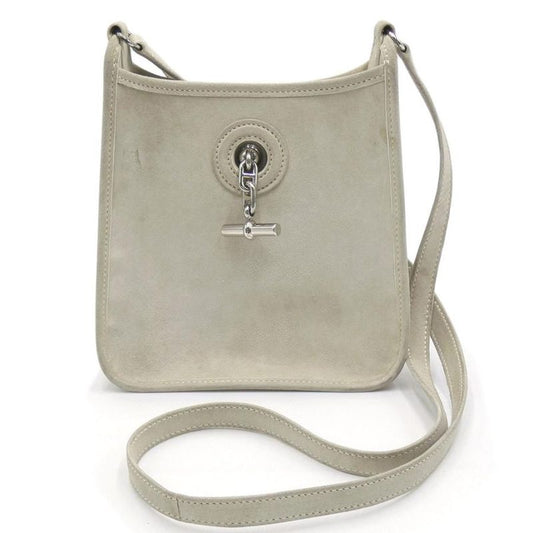 Hermes Vespa TPM Mini Debris Gray Shoulder Bag Silver
