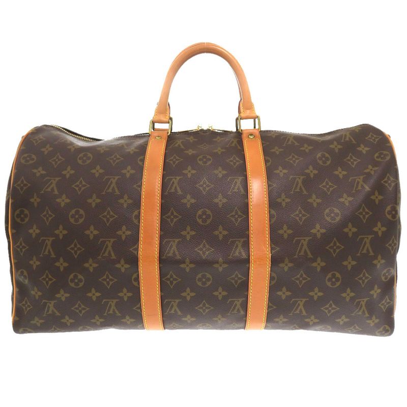 Louis Vuitton Keepall Bandoliere 50 Monogram M41416 Boston Bag LV 1385 Louis