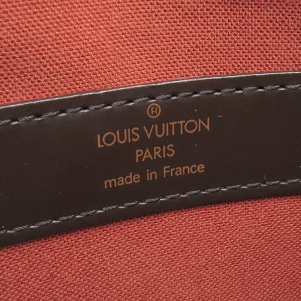 Louis Vuitton Shoulder Bag Naviglio Damier Ebene Canvas Damier Gold Hardware