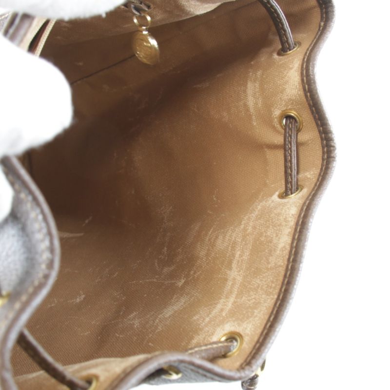 Gucci Old Gucci Drawstring 0011156179 4023 Shoulder Bag GG Supreme Canvas