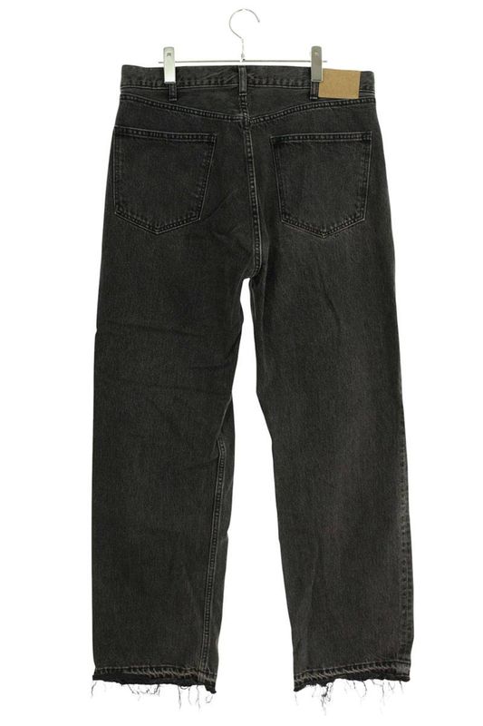 Celine 2n932947f Wesley Jeans Cut Off Charcoal Wash Denim Pants Men's 33