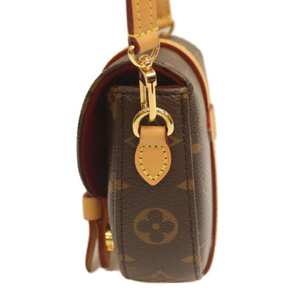 Louis Vuitton M46643 Monogram Micro Chien Ti Shoulder Bag Brown