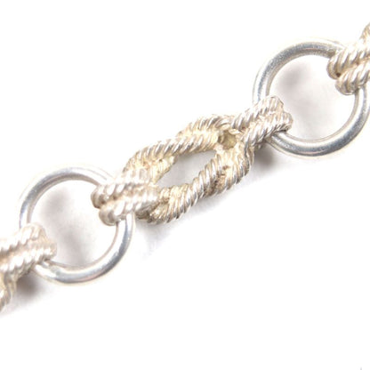 Hermes Vintage Audienne Long Chain Necklace Silver 82cm (32.28in)