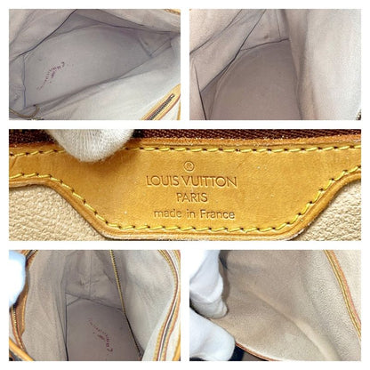 Louis Vuitton M42236 Monogram PVC Bucket GM Shoulder Bag Brown 386493