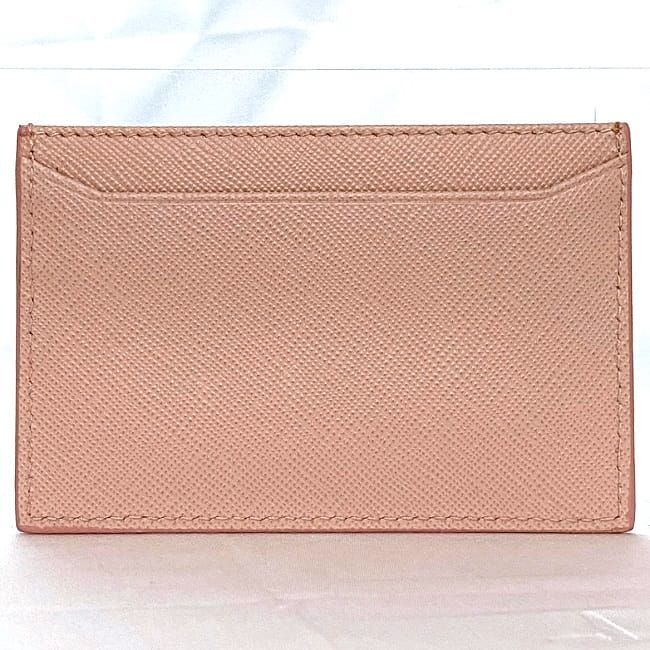 Prada Card Case Pink Ec20578 Excellent Condition Cles Zit Card