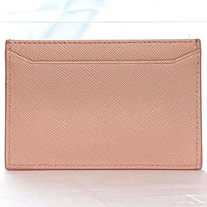 Prada Card Case Pink Ec20578 Excellent Condition Cles Zit Card