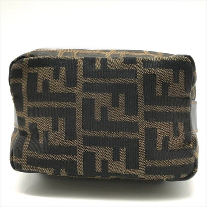 Fendi Zucca All Over Pattern Pouch Vanity Hand Purse