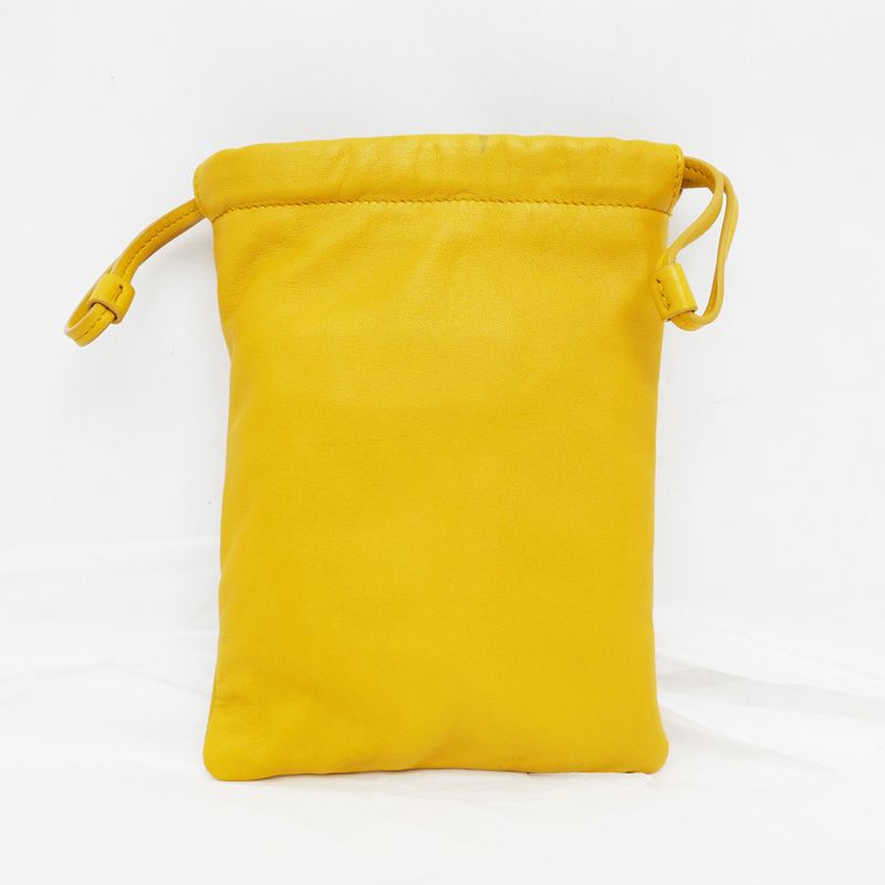 Saint Laurent Drost Ring Mini Chain Shoulder Bag Yellow - Yellow 640714